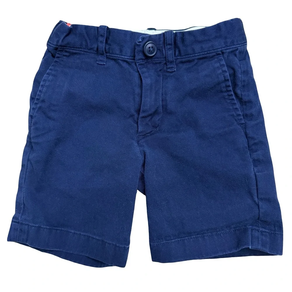 Crewcuts Navy and Teal Kids Shorts‎ (2 pairs) size 4